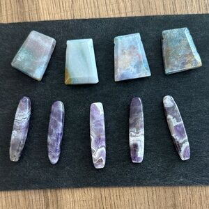 Purple and Blue Stone Cabochons